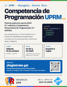 Promo Competencia de programación UPRM 2026