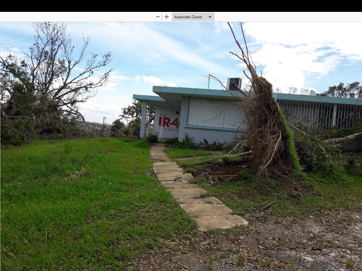 AFTERMATH OF HURRICANE MARIA AT IR-4 FIELD RESEARCH CENTER