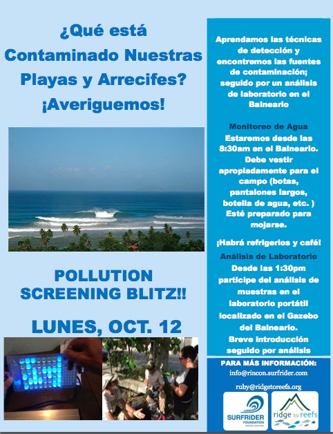 GREEN Adventures | Student Activities & Leadership Development | Pruebas de  Calidad de Agua - Rincón