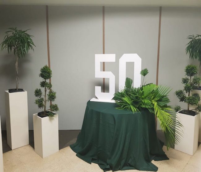 La ocasión sirvió para celebrar los 50 años de la Federación Laborista de Empleados del RUM. Suministrada