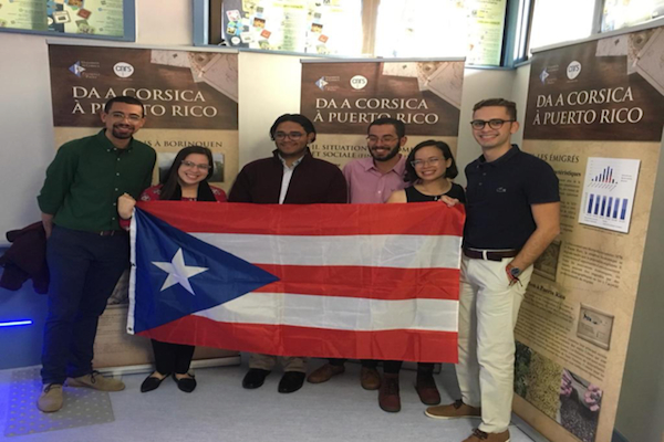 La posibilidad de compartir sus resultados en suelo corso fue una gran experiencia para el grupo boricua. (Suministrada)