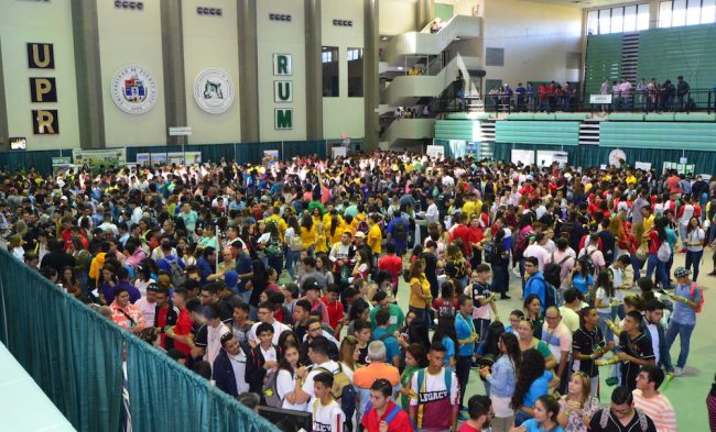 El evento tuvo lugar en el Coliseo Rafael A. Mangual del RUM. (Foto por Carlos Díaz/Prensa RUM)