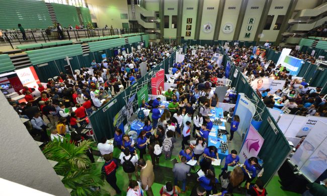 La Feria de Empleos del RUM es la más grande en su categoría en el país. (Foto por Carlos Díaz/Prensa RUM)