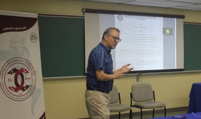 El doctor Clark Miller de Arizona State University. Suministrada Simposio Energía Solar