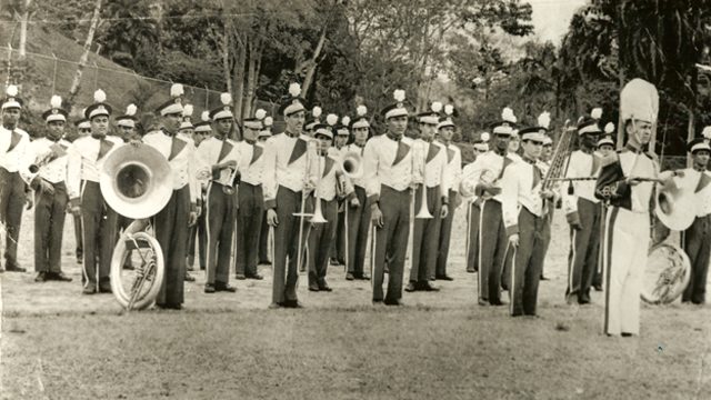 A tres años de la fundación del Colegio de Mayagüez, en 1914, inició la Banda Colegial. Foto archivo Banda Colegial
