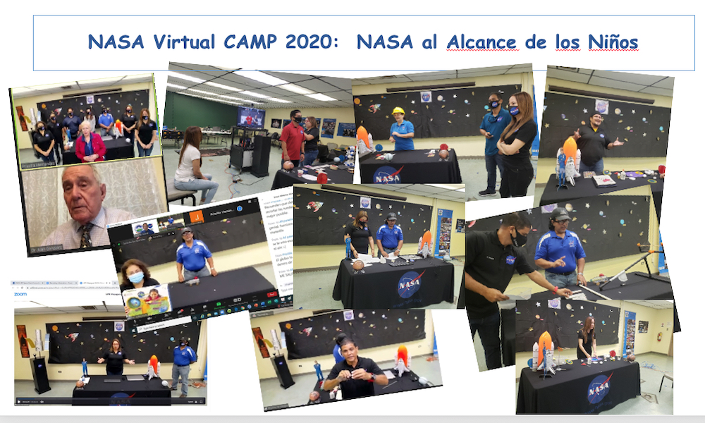 La más reciente edición del campamento NASA al alcance de los niños, se realizó este año de manera virtual en el Recinto Universitario de Mayagüez (RUM), para dar continuidad a su misión de inspirar a las generaciones más jóvenes hacia la exploración espacial, así como motivarlos a estudiar carreras relacionadas con las ciencias, matemáticas, ingeniería, tecnología y artes, conocidas como STEAM.