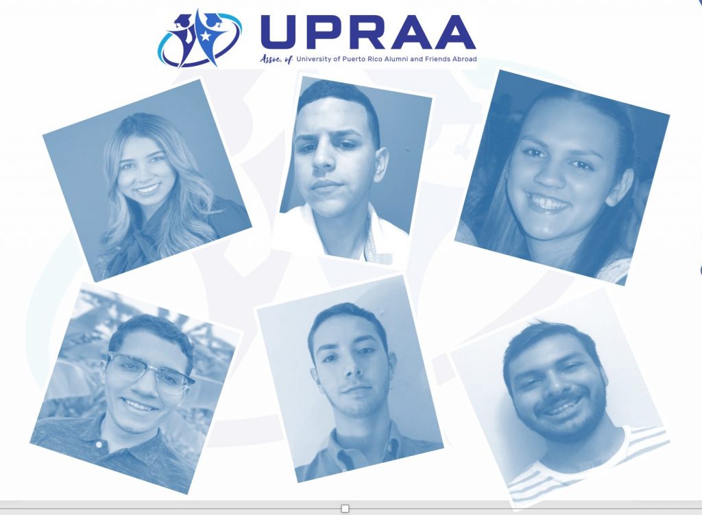 La Asociación de Exalumnos y Amigos en el Exterior de la Universidad de Puerto Rico (UPRAA) otorgó becas de mil dólares a 25 estudiantes de la UPR, entre estos a seis alumnos del Recinto Universitario de Mayagüez (RUM).