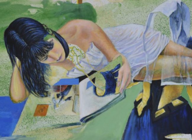 El Departamento de Humanidades, del Recinto Universitario de Mayagüez, inauguró una maestría en Estudios Culturales y Humanísticos. Arte realizado por el profesor Baruch Vergara.