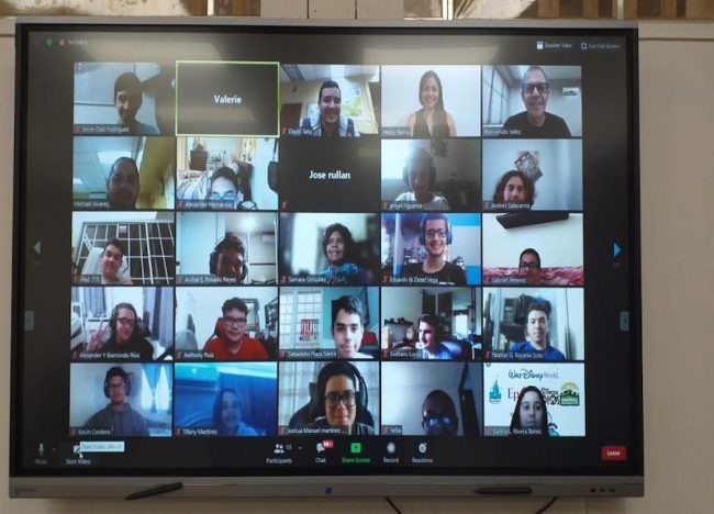 En el campamento participó un grupo de 104 estudiantes de diferentes planteles del país. Suministrada