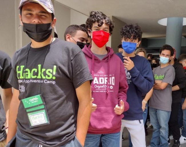 El campamento educativo de Hacks se realizó en su tercera edición. Suministrada