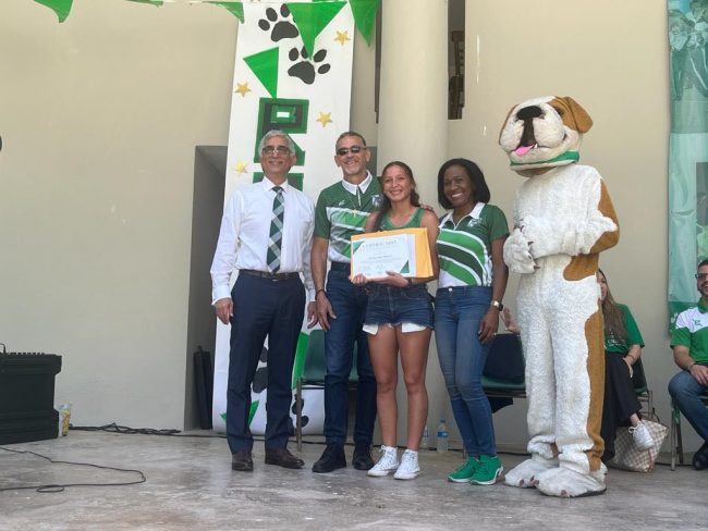 El evento fue organizado por el #GreenTeam, grupo de estudiantes de ADEM, que acogió el reto de colaborar con el Mercadeo de la jornada deportiva. Prensa RUM Justas LAI