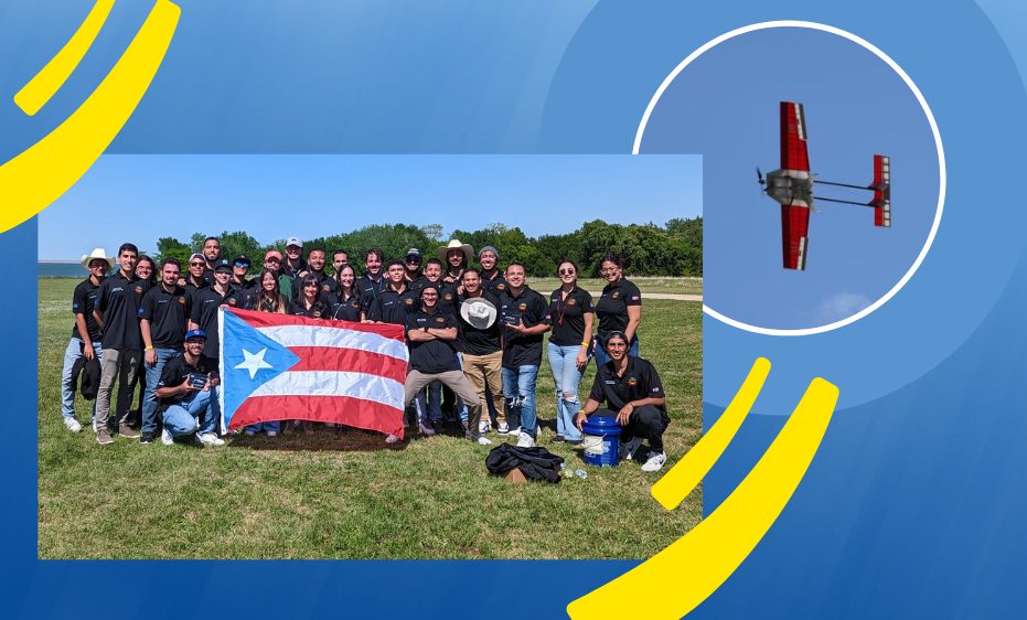 El equipo RUM Air Aero Design del Recinto Universitario de Mayagüez (RUM), logró ubicarse entre los primeros 10 grupos participantes en las tres categorías de la más reciente competencia SAE Aero Design, cuyo reto principal es diseñar y desarrollar aeronaves. Los colegiales obtuvieron un segundo lugar tanto en la presentación técnica para la categoría Regular Class, como para Mission Performance del Advanced Class.