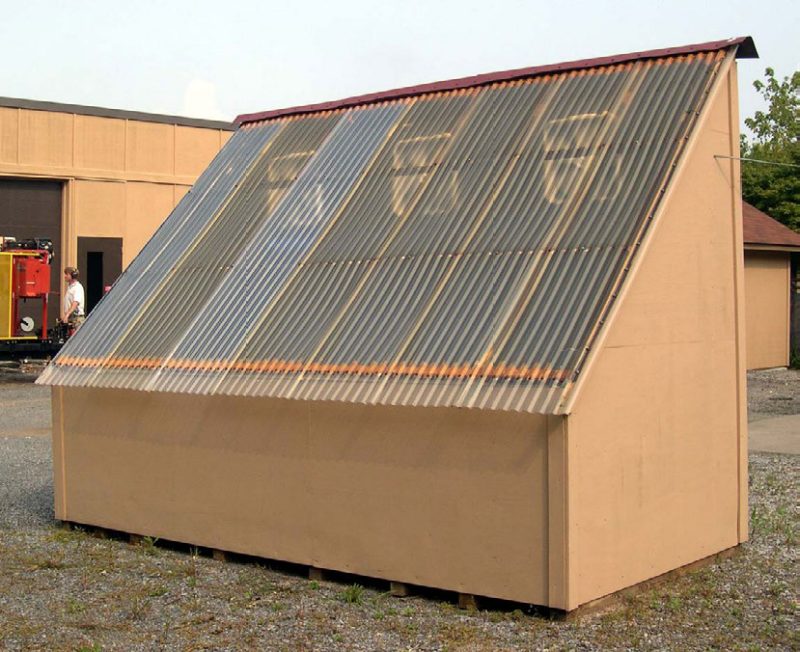 Horno solar para secado de maderas