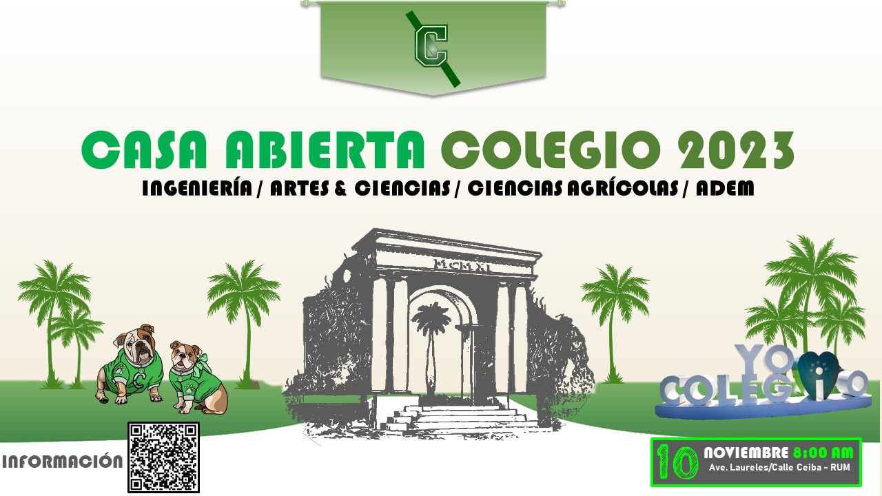Casa Abierta del Recinto Universitario de Mayagüez el 10 de noviembre de 2023