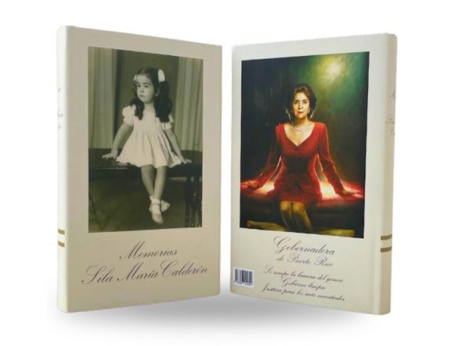 Portada del libro de la exgobernadora Sila Calderon Portada del libro de la exgobernadora Sila Calderon