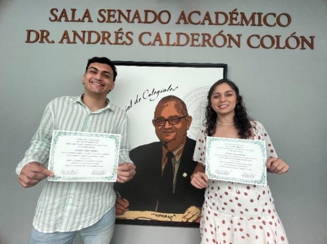 Los más recientes recipientes de la beca, en su edición del 2023, fueron los estudiantes Giancarlos Irizarry Martínez, de Ingeniería Eléctrica; y Gabriela Sofía Matías Quiñones, de Ingeniería Mecánica.  Prensa RUM Los más recientes recipientes de la beca, en su edición del 2023, fueron los estudiantes Giancarlos Irizarry Martínez, de Ingeniería Eléctrica; y Gabriela Sofía Matías Quiñones, de Ingeniería Mecánica. Prensa RUM