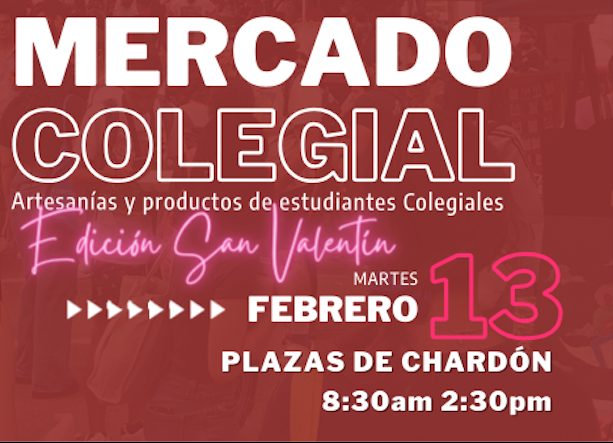 Mercado Colegial edición San Valentín