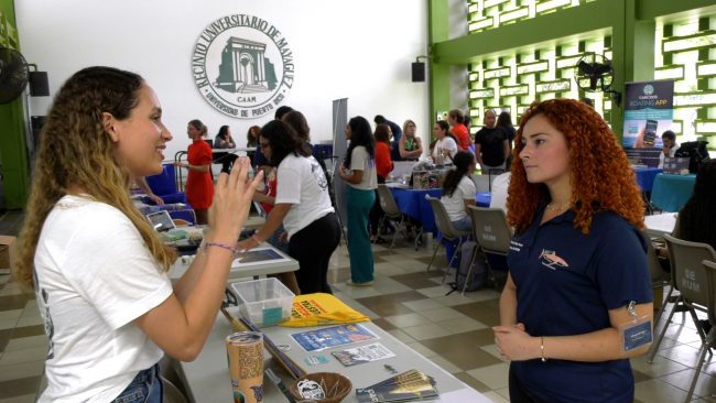 El colectivo estudiantil AmandOcéano del Recinto Universitario de Mayagüez (RUM), celebró su primer Marine Science Career Day con el propósito de difundir investigaciones y oportunidades en el campo de las Ciencias Marinas. Fotocaptura Prensa RUM El colectivo estudiantil AmandOcéano del Recinto Universitario de Mayagüez (RUM), celebró su primer Marine Science Career Day con el propósito de difundir investigaciones y oportunidades en el campo de las Ciencias Marinas. Fotocaptura Prensa RUM