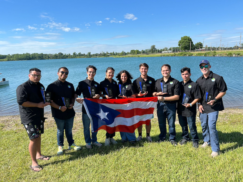 El equipo UPRM Solar Boat se coronó como el más veloz de la competencia Solar Splash 2024. Foto suministrada El equipo UPRM Solar Boat se coronó como el más veloz de la competencia Solar Splash 2024. Foto suministrada