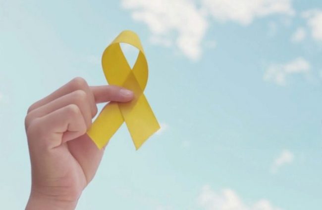 Portada prevención suicidio Lazo amarillo de prevención del suicidio