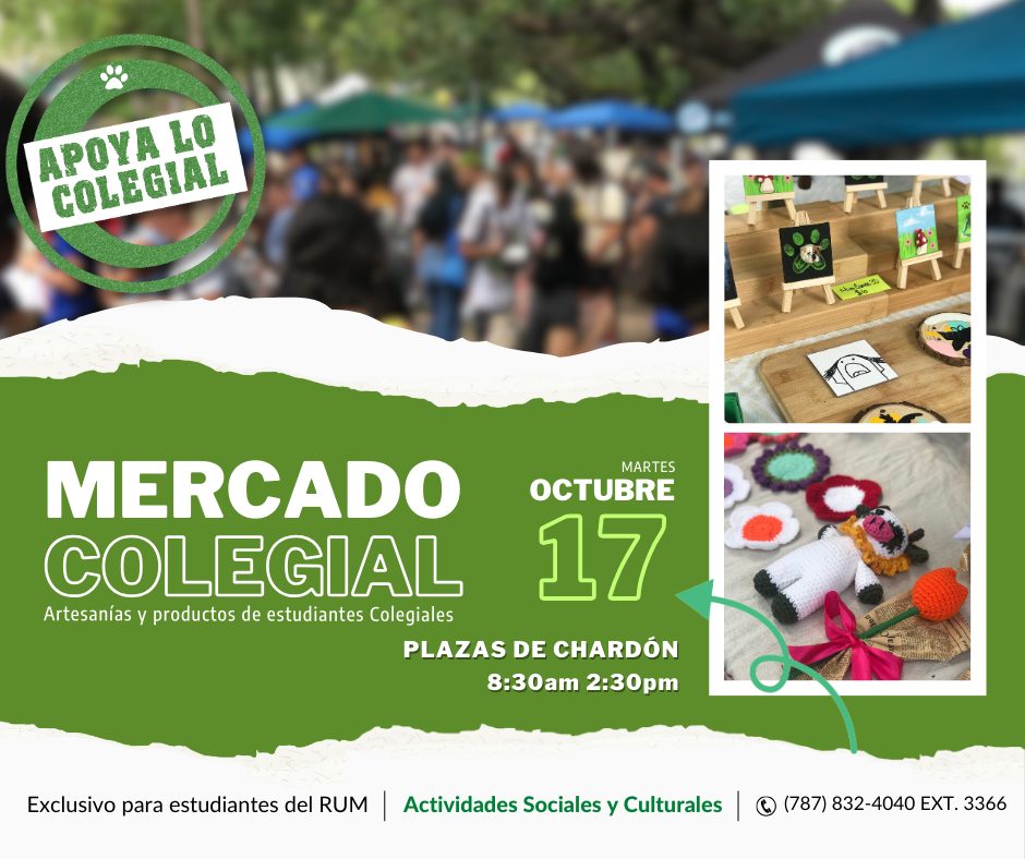 Promoción del Mercado Colegial del 17 de octubre de 2024