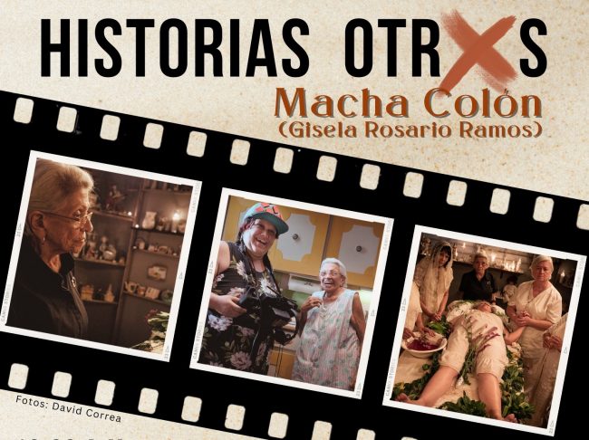 Promoción donde aparece la cineasta Macha Colón y fotos de la película. Promoción donde aparece la cineasta Macha Colón y fotos de la película.
