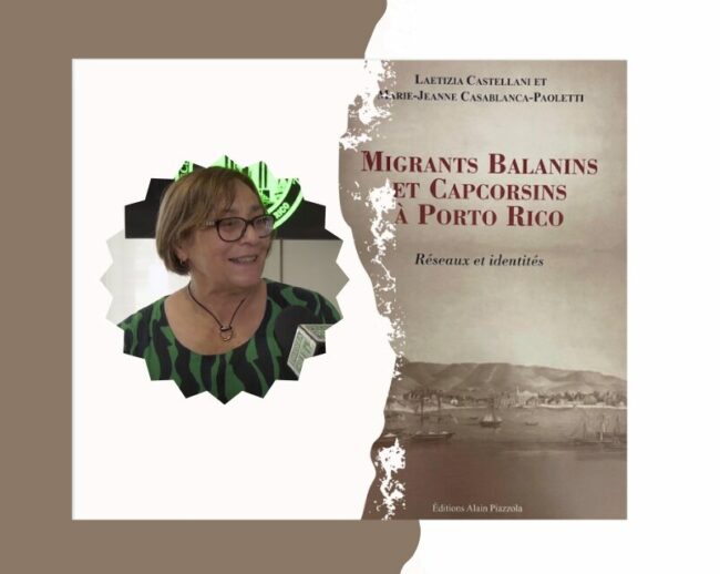 2 Foto de la Dra. Paoletti Casablanca al lado de foto de la portada de su libro