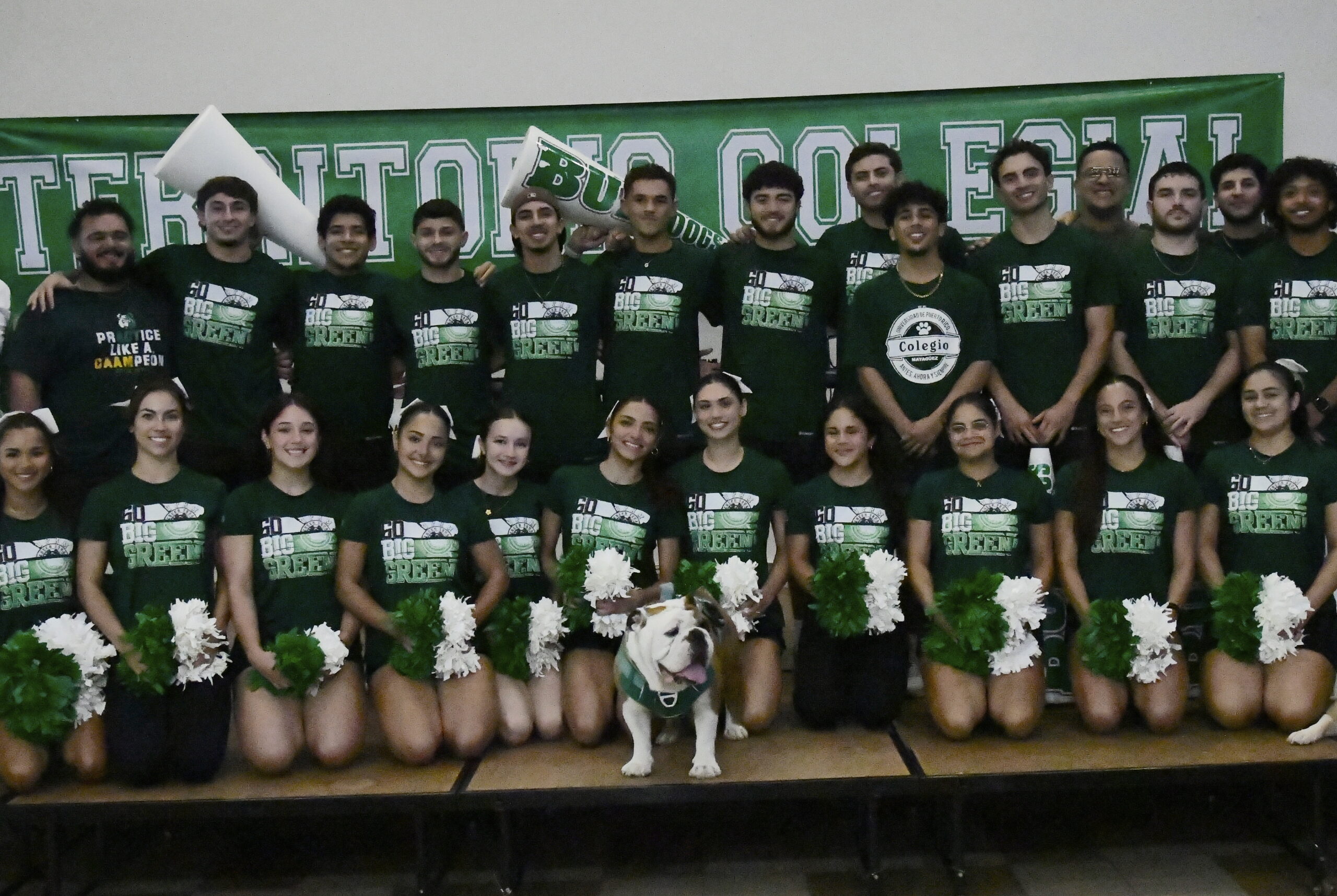 El Colegio celebró el ya tradicional Pep Rally, evento que tiene como fin avivar la sangre verde de cara a la final del Festival Deportivo de la Liga Atlética Interuniversitaria (LAI) y sus esperadas Justas de Atletismo.
