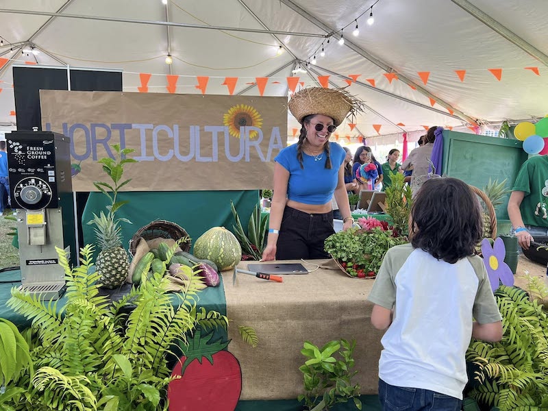 El evento sigue la tradición de educar a la niñez sobre la agricultura. Foto suministrada