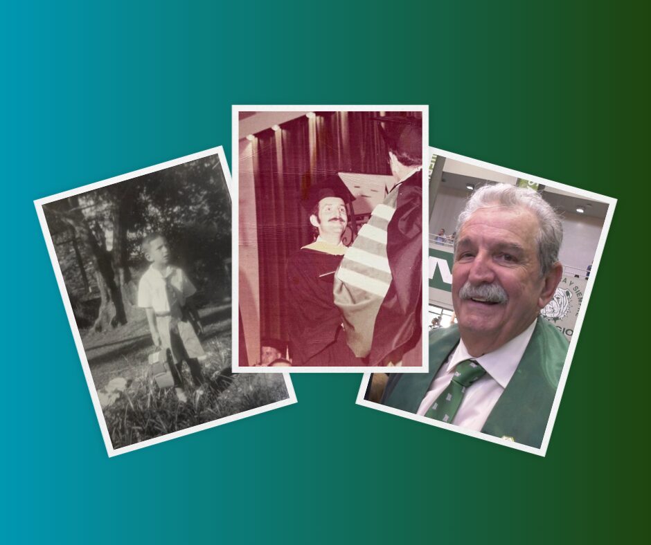 No necesita mucha presentación, porque su proyección de voz inigualable anticipa su llegada en el lugar donde esté. Carlos Antonio Díaz-Piferrer Sierra, o Carlitos para muchos, salió de Cuba hacia Miami, Florida, como parte de la Operación Peter Pan. Específicamente, fue un 27 de mayo de 1962, día en que por última vez vio su natal terruño y dejó atrás a sus familiares, incluyendo a su progenitora, la maestra Cándida Margarita Sierra González, quien años después también pudo relocalizarse en Miami. Se graduó, en 1975, de un bachillerato en Ciencias con especialidad en Geología. ¡Ya han pasado 50 años desde su graduación! Por eso, forma parte del privilegiado grupo de padrinos y madrinas de la centésima duodécima colación de grados del recinto mayagüezano de la Universidad de Puerto Rico (UPR).