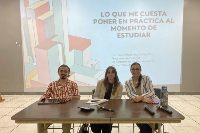 Tres claustrales del RUM ofrecieron diversas estrategias para el aprovechamiento académico. Foto suministrada Tres claustrales del RUM ofrecieron diversas estrategias para el aprovechamiento académico. Foto suministrada