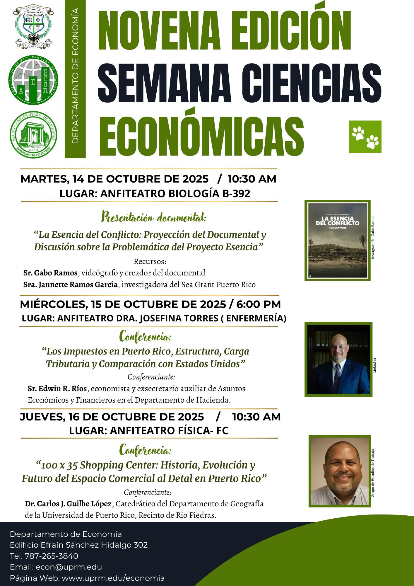 Novena Edición Semana de las Ciencias Económicas