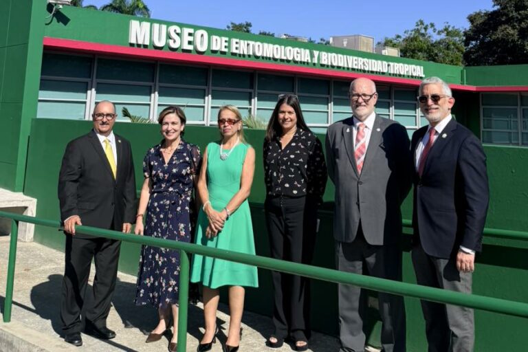 El Recinto Universitario de Mayagüez (RUM) de la Universidad de Puerto Rico (UPR) celebró la reinauguración del Museo de Entomología y Biodiversidad Tropical durante un acto oficial realizado en el Jardín Botánico Norte en Río Piedras. Suministrada