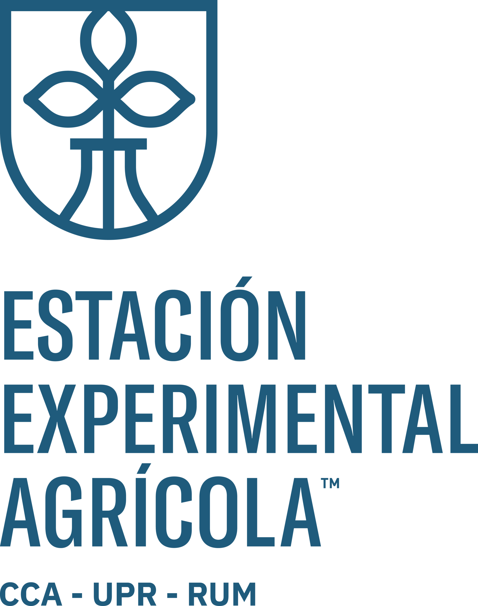 Estación Experimental Agrícola logo azul