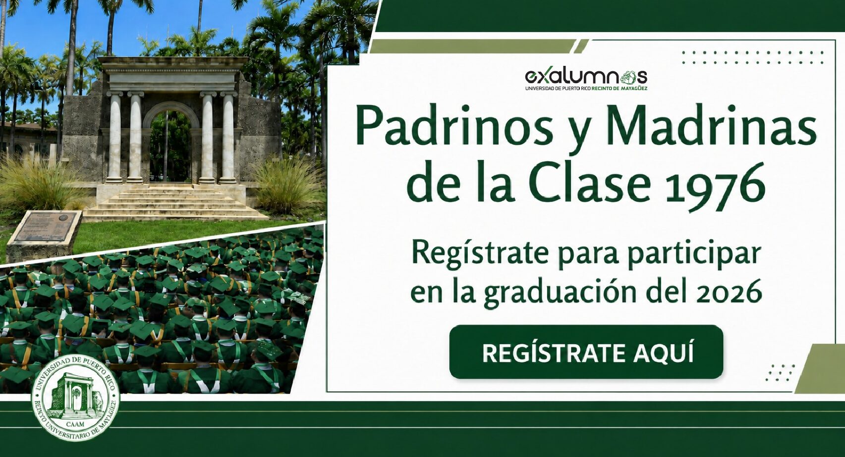 Promoción para el registro de Padrinos y Madrinas de la Clase 2026