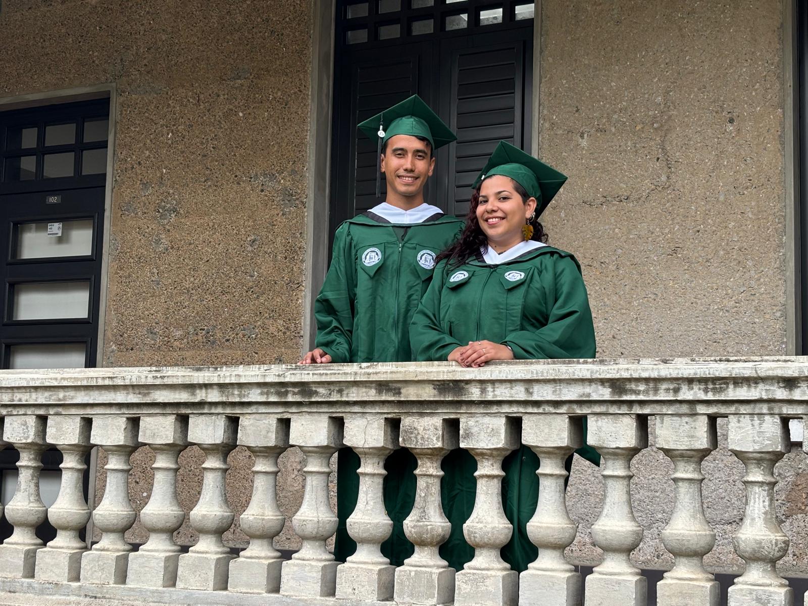 La pareja cursó sus estudios subgraduados en el recinto de Bellas Artes de la Universidad del Atlántico, en Barranquilla, Colombia. Foto José Jiménez/Prensa RUM La pareja cursó sus estudios subgraduados en el recinto de Bellas Artes de la Universidad del Atlántico, en Barranquilla, Colombia. Foto José Jiménez/Prensa RUM