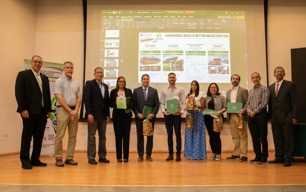 El Centro de Transferencia de Tecnología en Transportación de Puerto Rico (PR LTAP Center), adscrito al Recinto Universitario de Mayagüez (RUM), reconoció las innovaciones desarrolladas por municipios y agencias gubernamentales como parte del certamen local Build a Better Mousetrap (BAMB). Suministrada