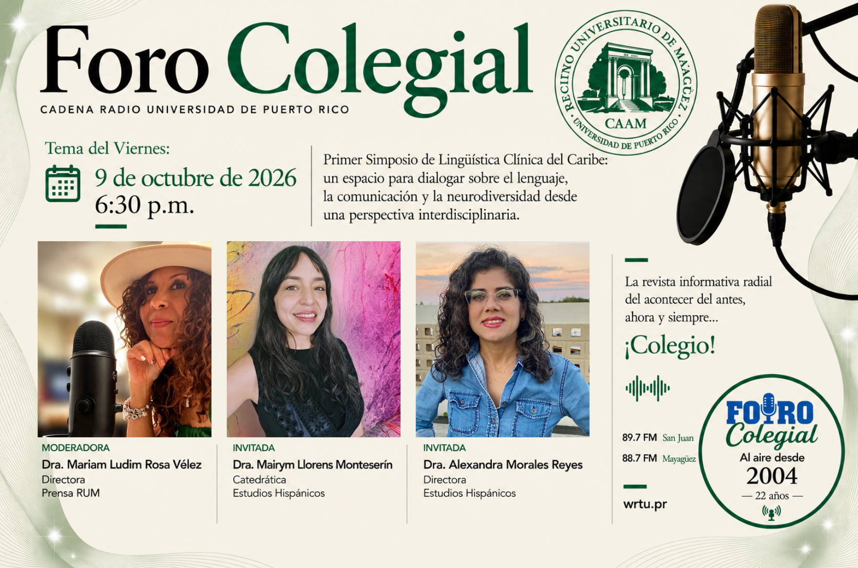 Foro Colegial 9 de octubre