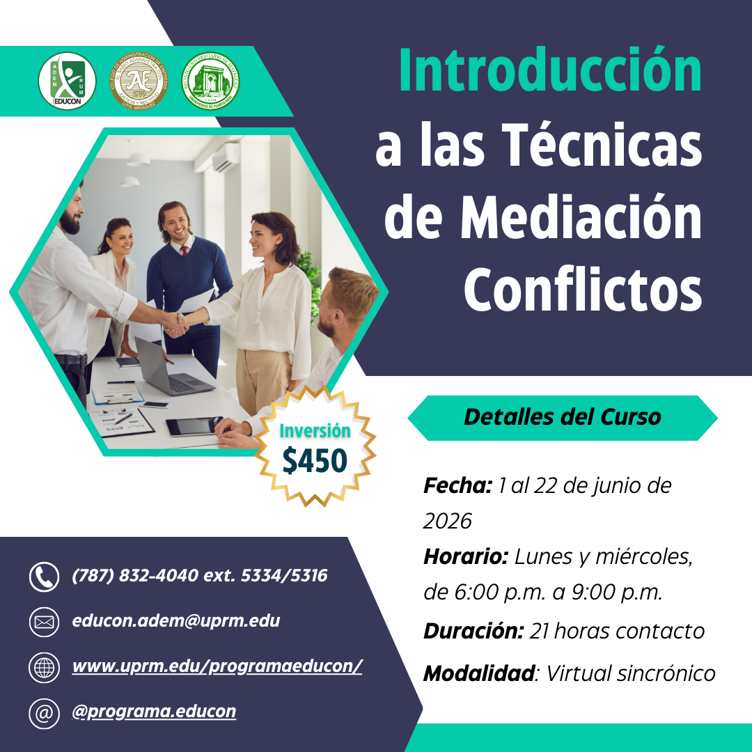 Introduccion a las Tecnicas de Mediacion de Conflictos