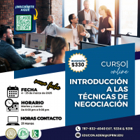 Curso Introducción a las Técnicas de Negociación