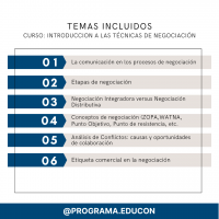Curso Introducción a las Técnicas de Negociación - Image 2