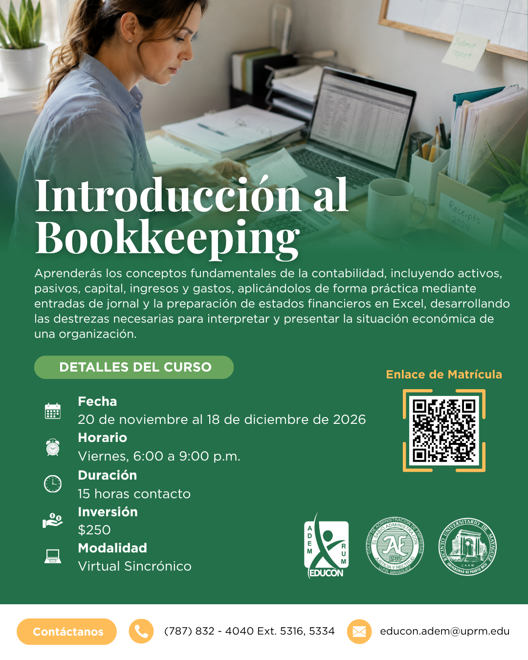 Curso Introducción al Bookkeeping