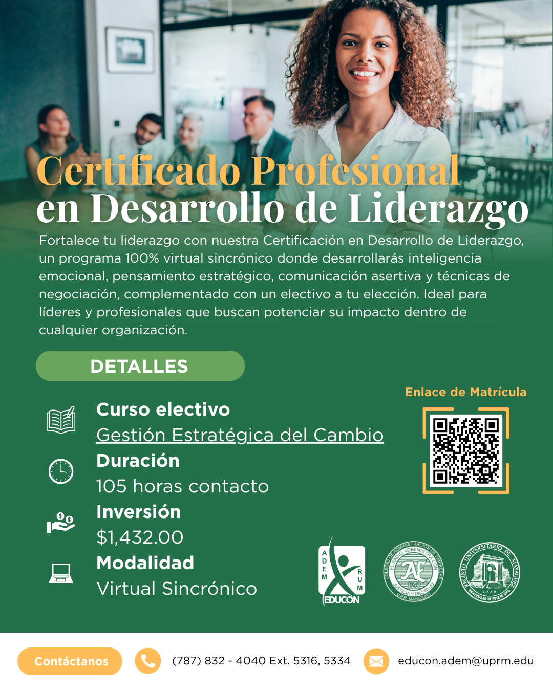 Certificado Profesional en Desarrollo de Liderazgo | Electiva: Gestion Estrategica del Cambio: Change Management y Adaptabilidad