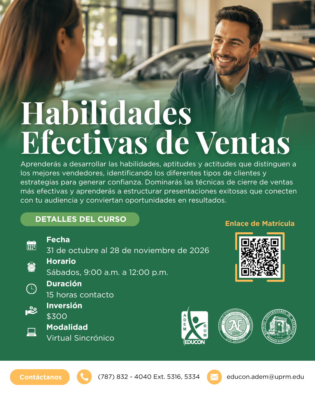 Curso Habilidades Efectivas de Venta