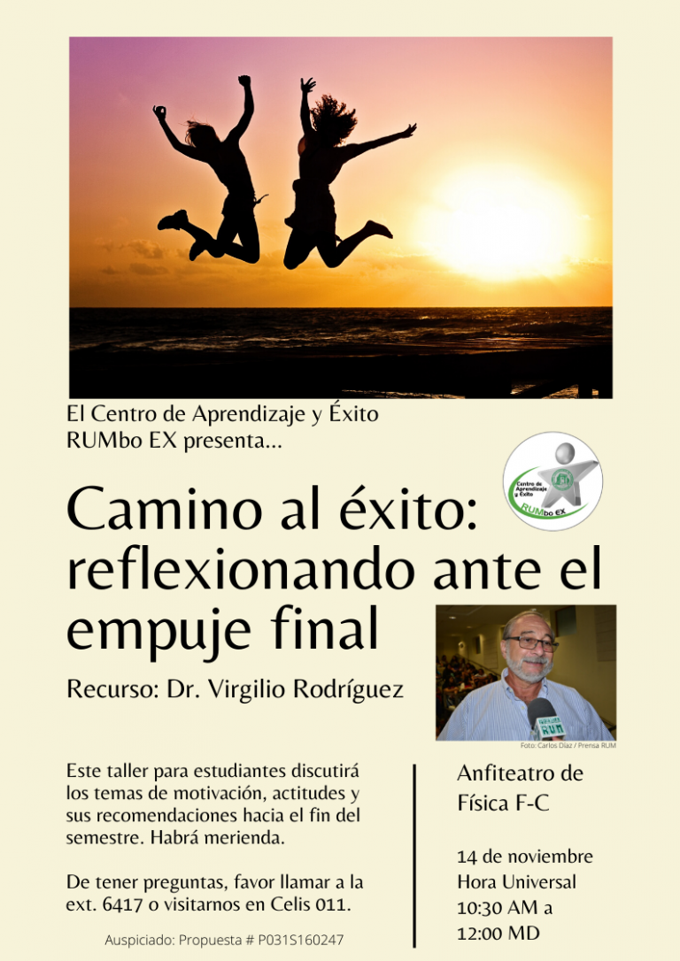 Camino al éxito – Centro de Aprendizaje y Éxito RUMbo Ex