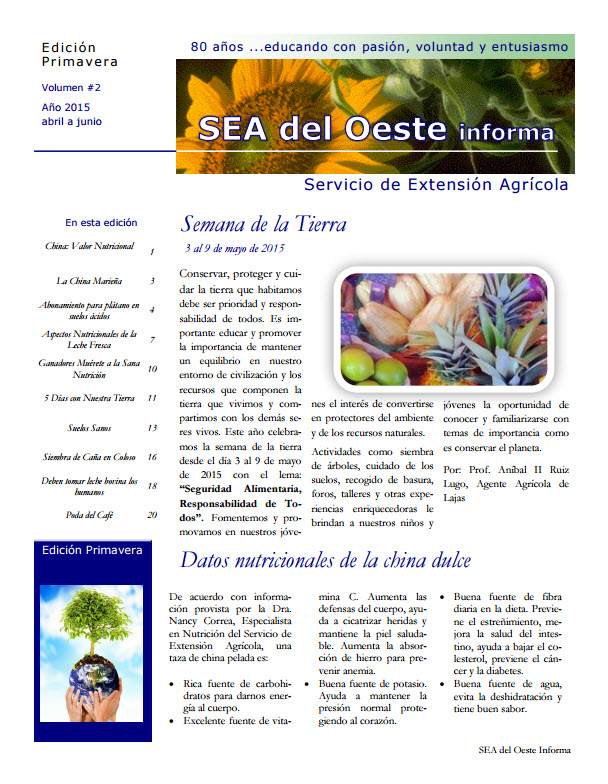 Revista del SEA Vol.2 2015