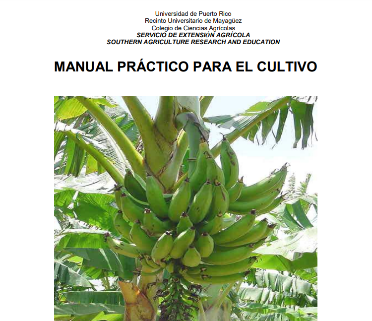 Manual para el cultivo de plátanos