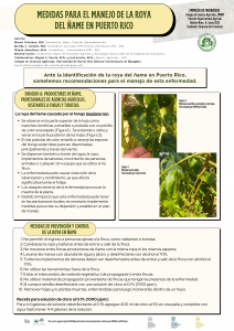 Manejo Integrado del Ñame - Servicio de Extensión Agrícola