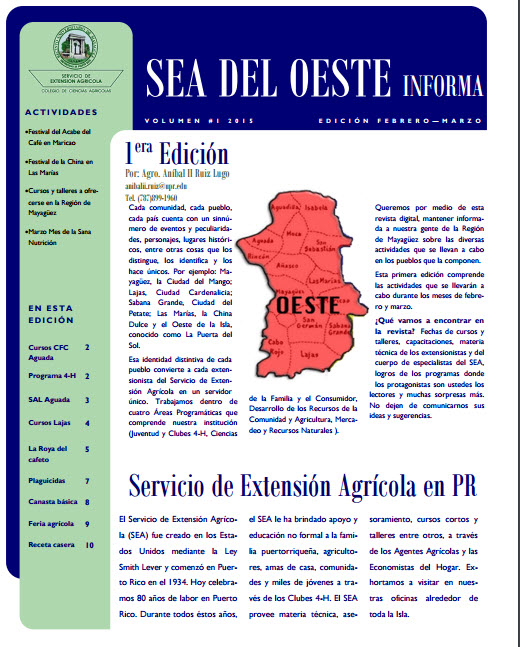 Revista del SEA Vol.1 2015