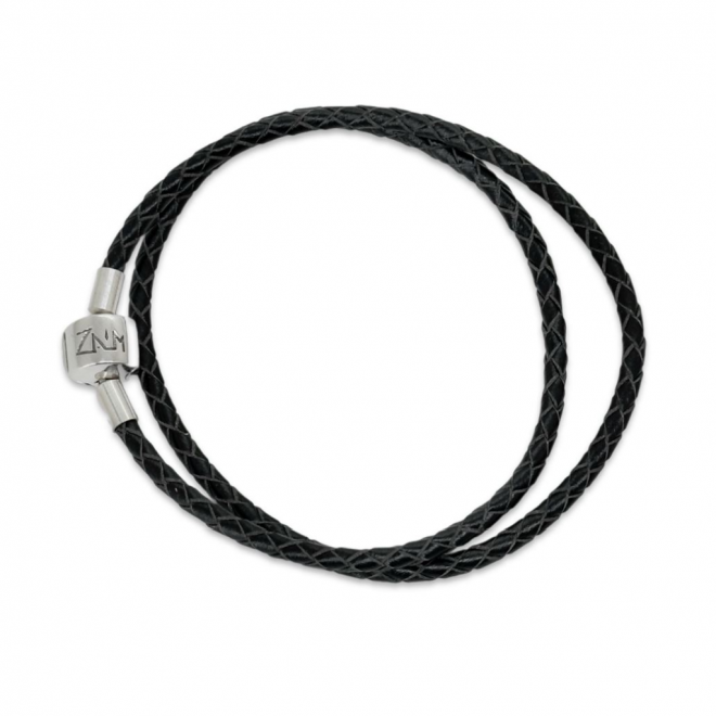 Pulsera Piel Negro
